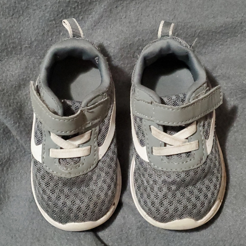 Gray sneakers